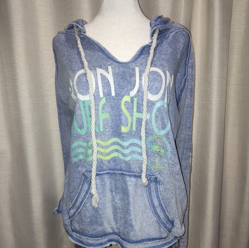 Ron Jon Blue Hooded Sweatshirt - Picture 2 of 11